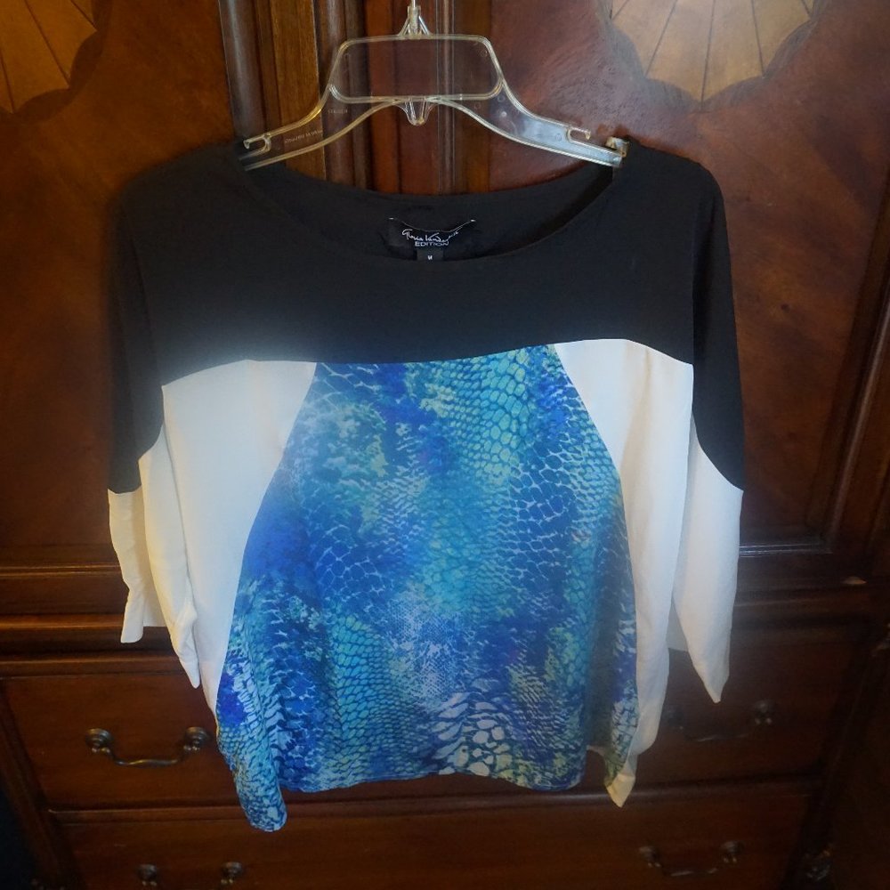 Gloria Vanderbilt Half Sleeve Blouse